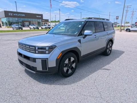 Silver 2024 Hyundai Santa Fe Hybrid SEL for sale in Terre Haute, IN