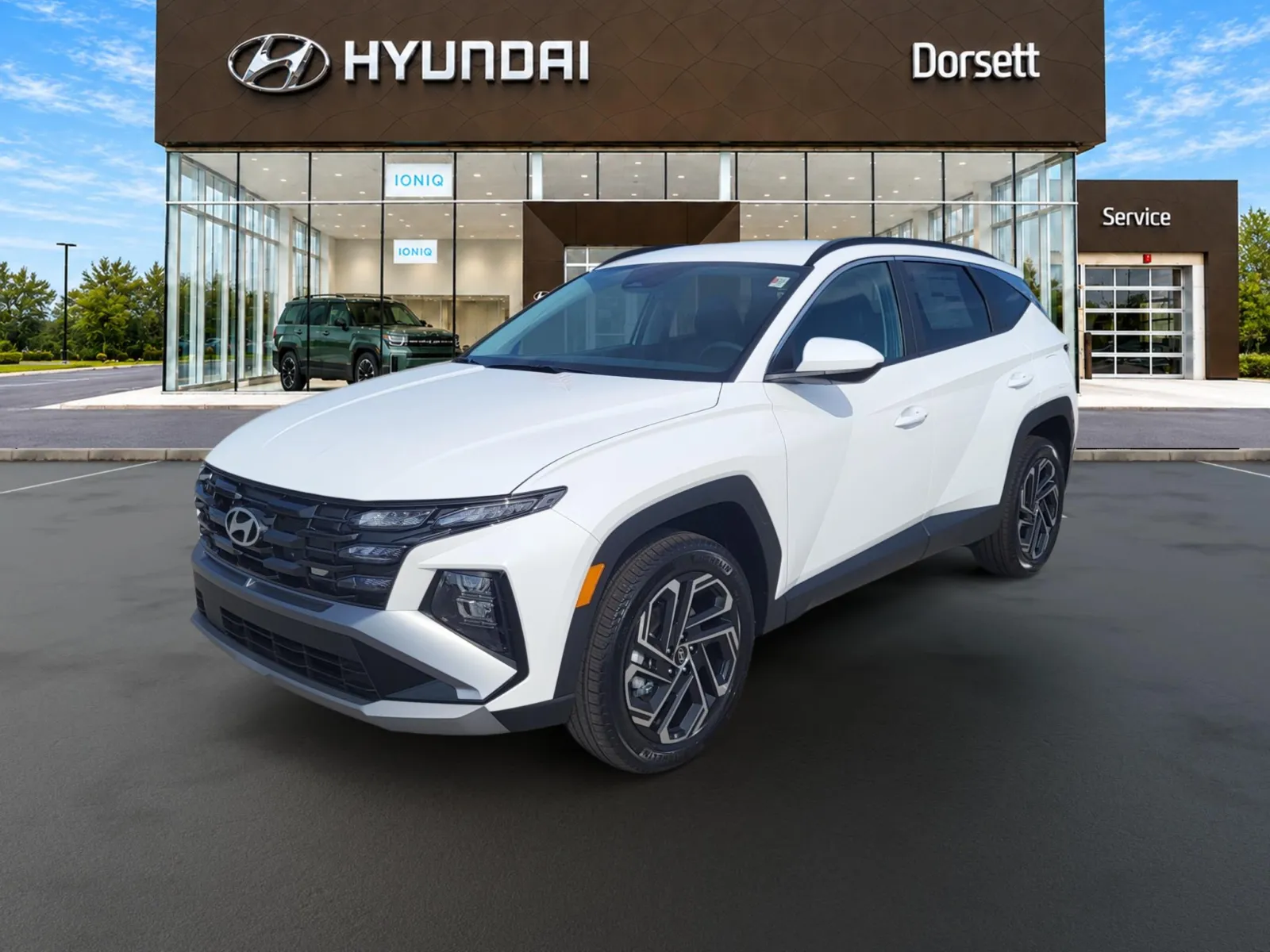 White 2026 Hyundai Tucson SEL Plus for sale in Terre Haute, IN