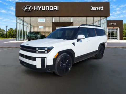 White 2027 Hyundai Santa Fe Hybrid Calligraphy for sale in Terre Haute, IN