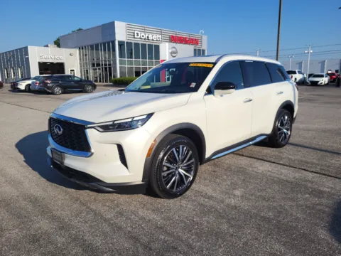 White 2024 INFINITI QX60 SENSORY for sale in Terre Haute, IN