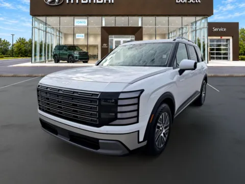 White 2026 Hyundai Palisade Hybrid SEL Premium 7P for sale in Terre Haute, IN