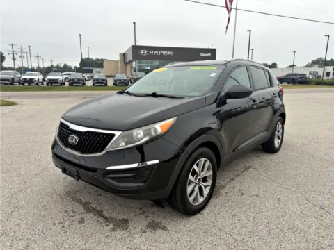 Black 2016 Kia Sportage LX for sale in Terre Haute, IN