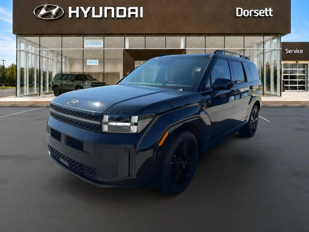 Black 2026 Hyundai Santa Fe Hybrid Calligraphy for sale in Terre Haute, IN