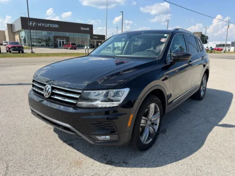 Blue 2021 Volkswagen Tiguan SE for sale in Terre Haute, IN