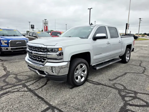 Silver 2017 Chevrolet Silverado 1500 LTZ for sale in Terre Haute, IN
