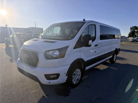 White 2024 Ford Transit Wagon T-350 Low Roof Slide XLT for sale in Terre Haute, IN