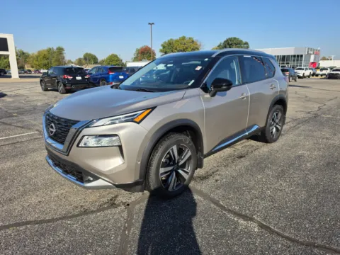 Silver 2022 Nissan Rogue Platinum for sale in Terre Haute, IN
