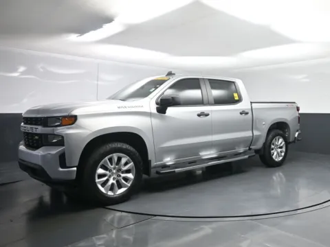 Silver 2021 Chevrolet Silverado 1500 Custom for sale in Terre Haute, IN