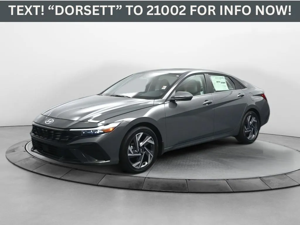 Gray 2025 Hyundai Elantra Hybrid Limited for sale in Terre Haute, IN