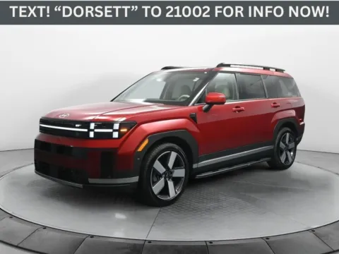 Red 2025 Hyundai Santa Fe Hybrid Limited for sale in Terre Haute, IN