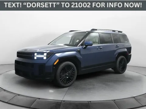 Blue 2026 Hyundai Santa Fe Hybrid Calligraphy for sale in Terre Haute, IN