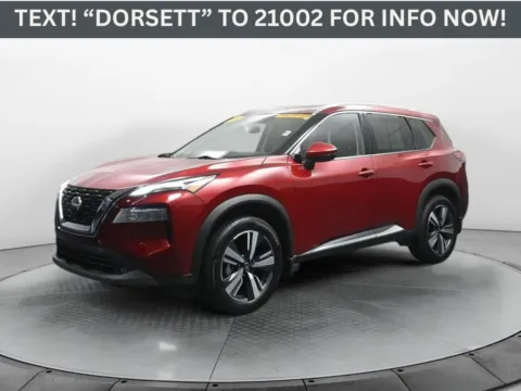 Red 2021 Nissan Rogue SL for sale in Terre Haute, IN