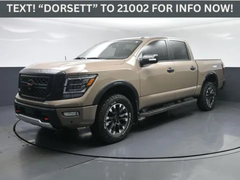Beige 2021 Nissan Titan PRO-4X for sale in Terre Haute, IN