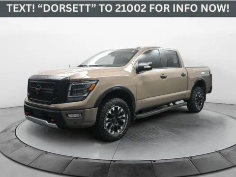 Beige 2021 Nissan Titan PRO-4X for sale in Terre Haute, IN