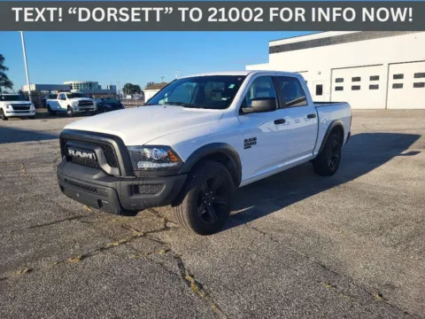 White 2024 Ram 1500 Classic Warlock for sale in Terre Haute, IN
