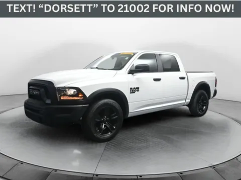 White 2024 Ram 1500 Classic Warlock for sale in Terre Haute, IN