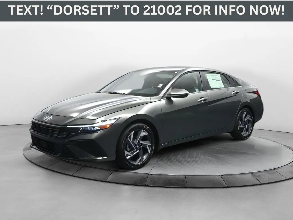 Gray 2025 Hyundai Elantra Hybrid Limited for sale in Terre Haute, IN