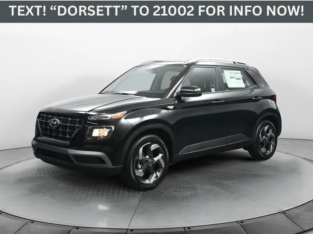 Black 2025 Hyundai Venue SEL for sale in Terre Haute, IN