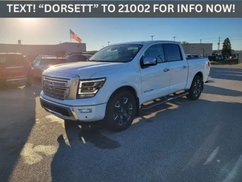White 2021 Nissan Titan Platinum Reserve for sale in Terre Haute, IN