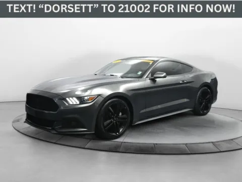Gray 2015 Ford Mustang EcoBoost Premium for sale in Terre Haute, IN