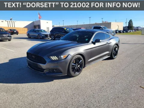Gray 2015 Ford Mustang EcoBoost Premium for sale in Terre Haute, IN