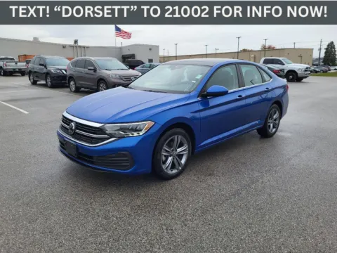 Blue 2024 Volkswagen Jetta SE for sale in Terre Haute, IN