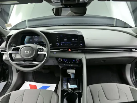 Photos of 2026 Hyundai Elantra HEV Blue for sale in Terre Haute, IN at Dorsett Hyundai