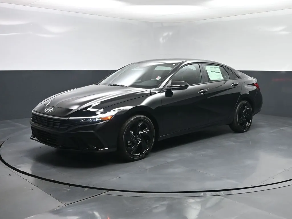 Black 2026 Hyundai Elantra HEV SEL Sport for sale in Terre Haute, IN