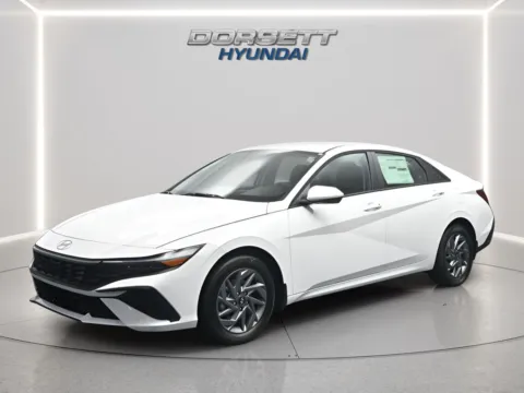 White 2026 Hyundai Elantra HEV Blue for sale in Terre Haute, IN