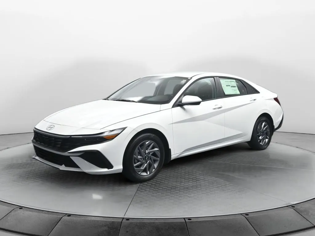 White 2026 Hyundai Elantra HEV Blue for sale in Terre Haute, IN