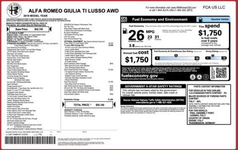 More photos of 2019 Alfa Romeo Giulia Ti Lusso at Auto Boutique Ohio, OH