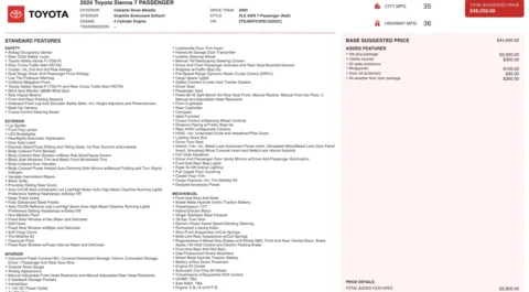 More photos of 2024 Toyota Sienna XLE at Auto Boutique Ohio, OH