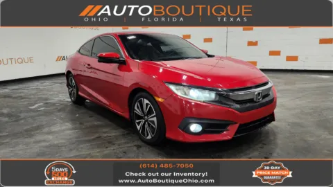 Red 2018 Honda Civic Coupe EX-T for sale in Columbus, OH