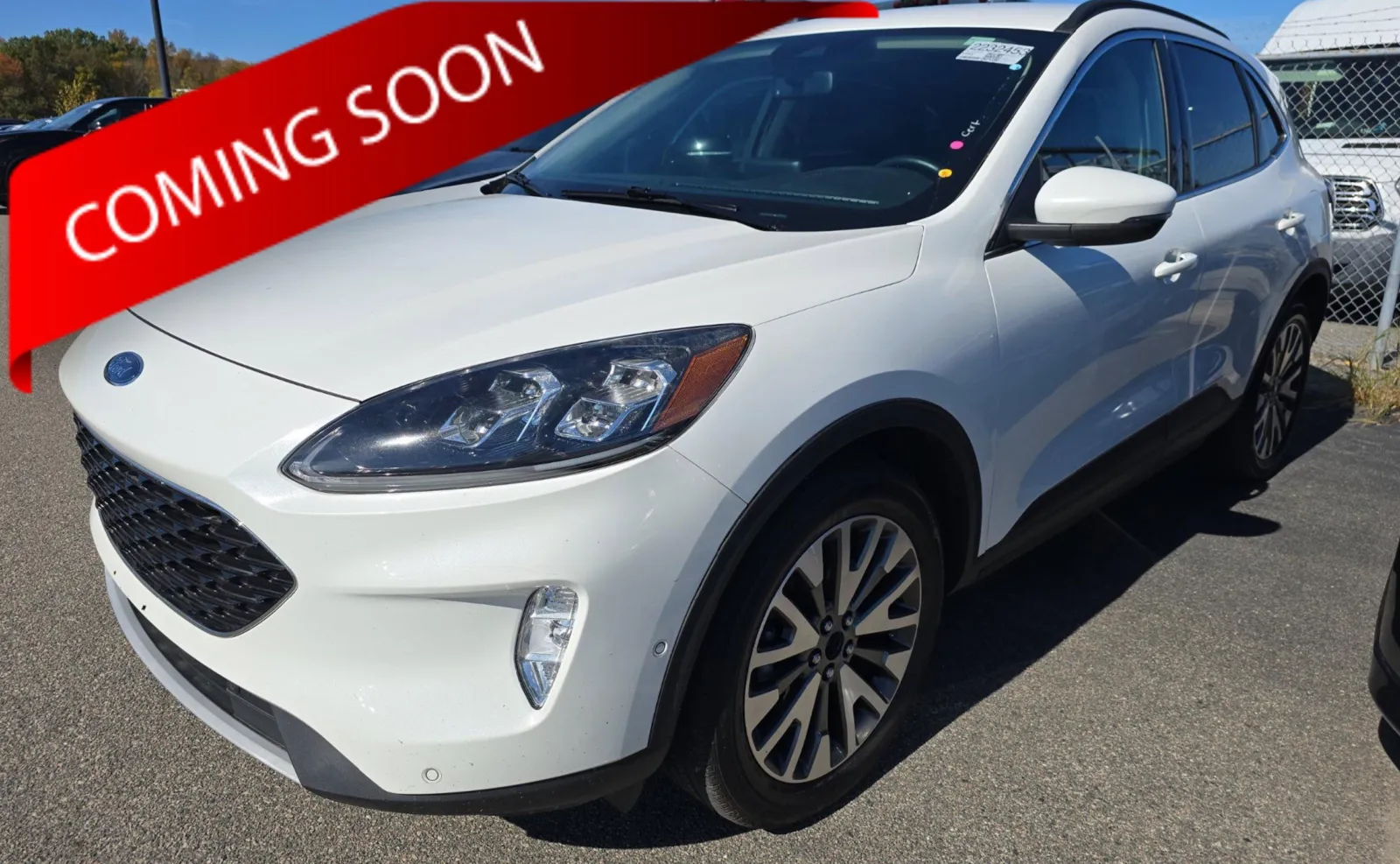 White 2020 Ford Escape Titanium for sale in Columbus, OH