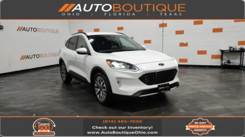 White 2020 Ford Escape Titanium for sale in Columbus, OH