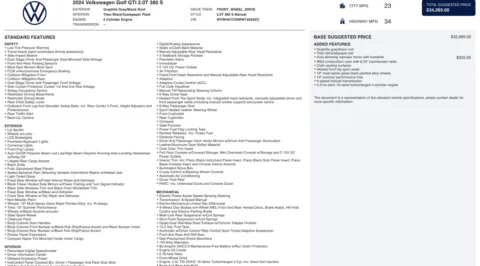 More photos of 2024 Volkswagen Golf GTI 380 S at Auto Boutique Ohio, OH