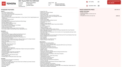 Photos of 2021 Toyota RAV4 Hybrid XLE for sale in Columbus, OH at Auto Boutique Ohio