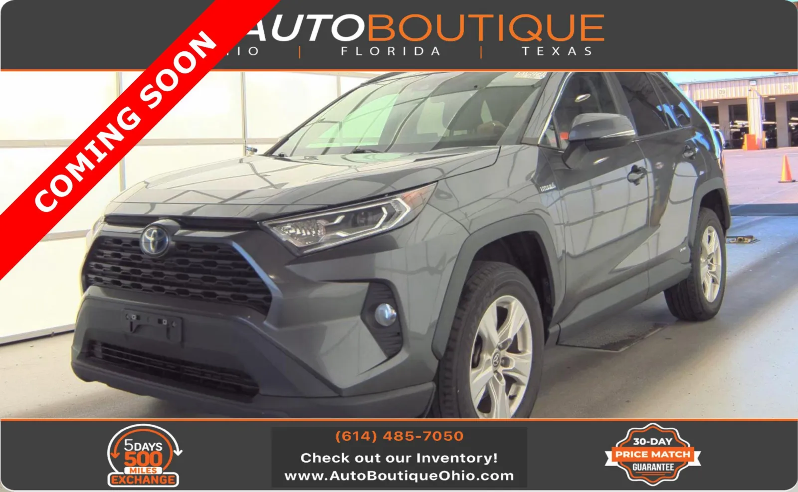 Gray 2021 Toyota RAV4 Hybrid XLE for sale in Columbus, OH