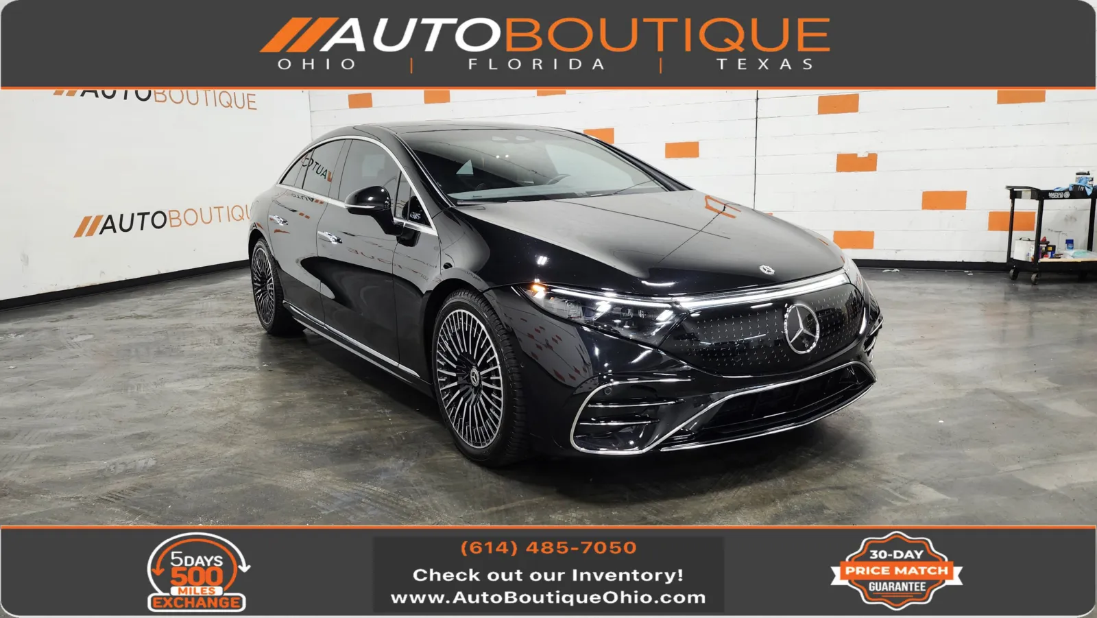 Black 2022 Mercedes-Benz EQS 580 for sale in Columbus, OH