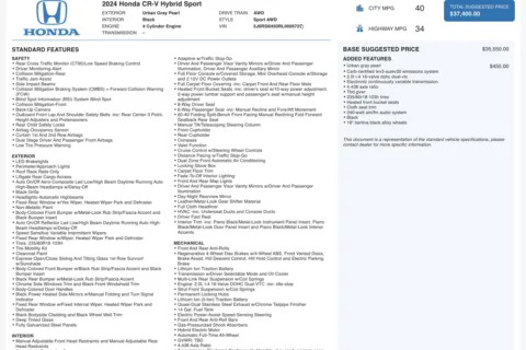 More photos of 2024 Honda CR-V Hybrid Sport at Auto Boutique Ohio, OH