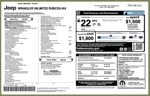 More photos of 2022 Jeep Wrangler Unlimited Rubicon at Auto Boutique Ohio, OH