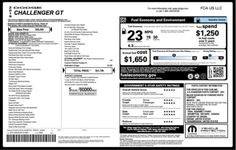 Photos of 2019 Dodge Challenger GT for sale in Columbus, OH at Auto Boutique Ohio