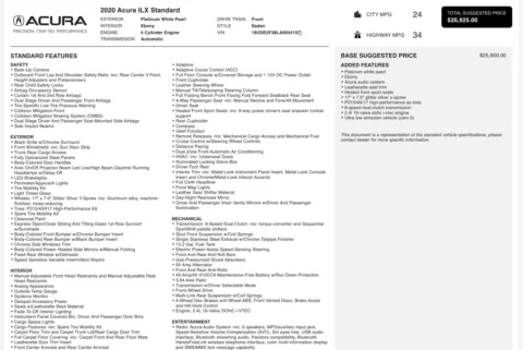 Photos of 2020 Acura ILX for sale in Columbus, OH at Auto Boutique Ohio