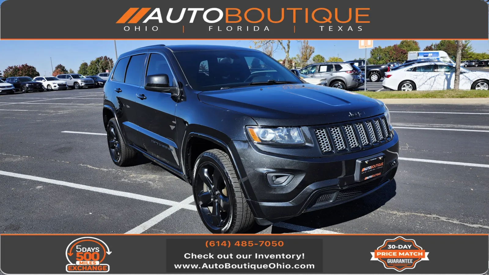 Black 2015 Jeep Grand Cherokee Altitude for sale in Columbus, OH