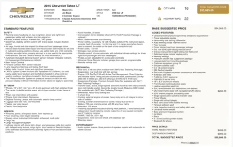 More photos of 2015 Chevrolet Tahoe LT at Auto Boutique Ohio, OH