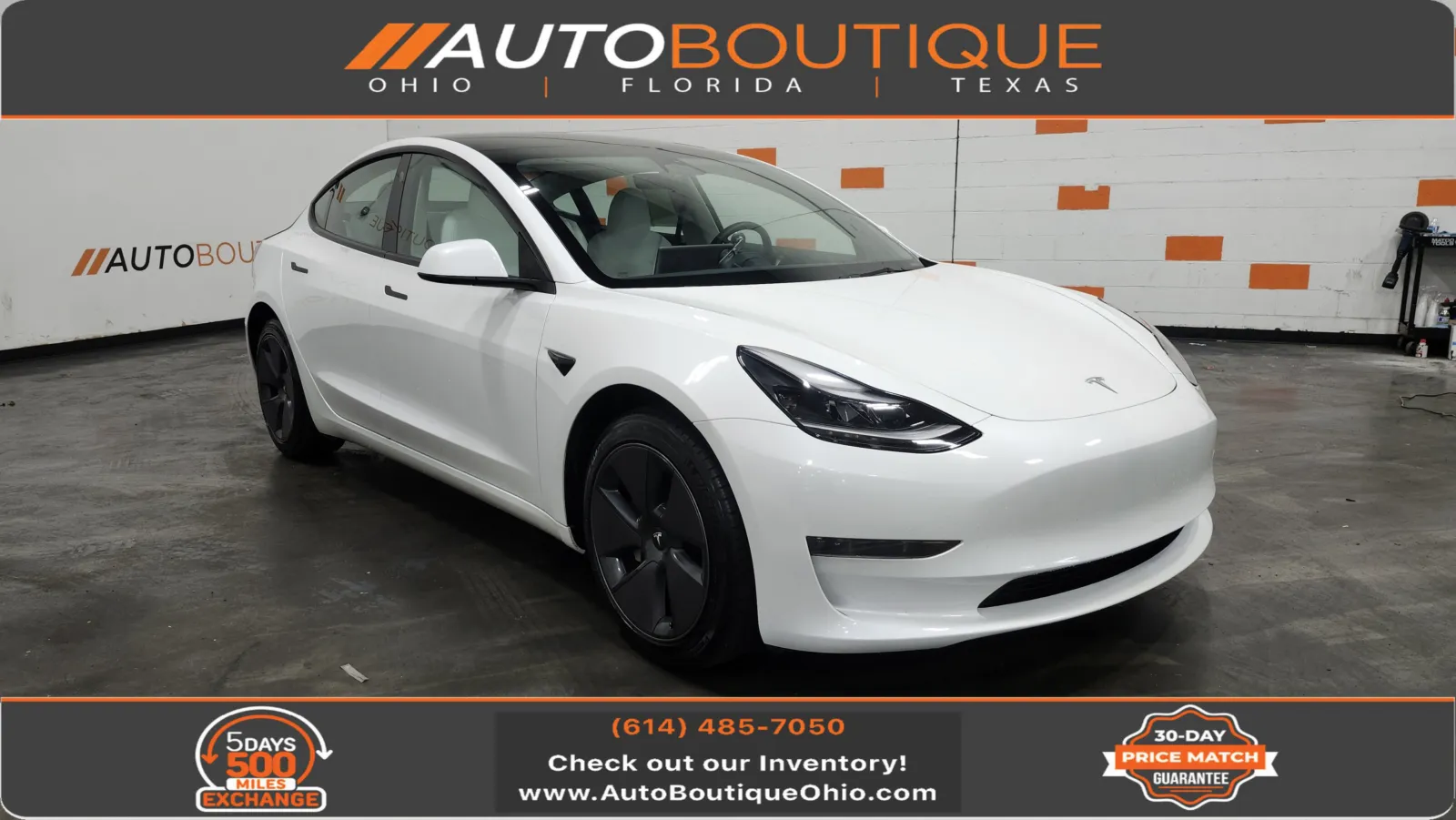 Used 2023 Tesla Model 3 Base with VIN 5YJ3E1EA0PF608425 for sale in Jacksonville, FL