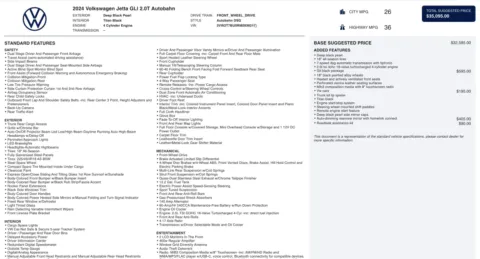 More photos of 2024 Volkswagen Jetta GLI Autobahn at Auto Boutique Ohio, OH