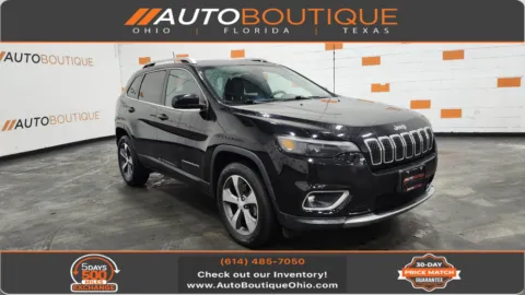 Black 2019 Jeep Cherokee Limited for sale in Columbus, OH