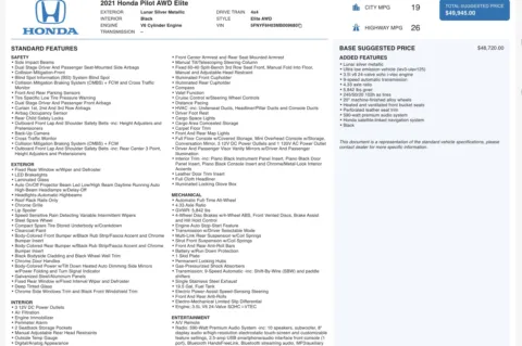 More photos of 2021 Honda Pilot Elite at Auto Boutique Ohio, OH