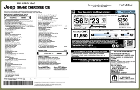 Photos of 2023 Jeep Grand Cherokee 4xe for sale in Columbus, OH at Auto Boutique Ohio